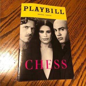 Chess Broadway Musical Opening Night Playbill